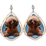 Adorable French Poodle Earrings