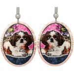 Adorable Shih Tzu Dog Earrings