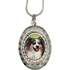 Australian Shepherd Dog Jewelry Locket Necklaces