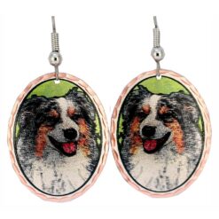 Australian Shepherd Jewelry Handmade Dog Earrings
