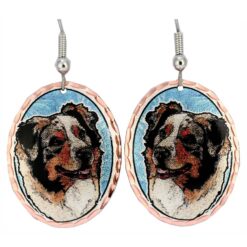 Australian Shepherd Unique Dog Jewelry Earrings