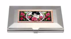 Garden Cat Card Holder