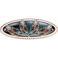 Feather Artwork Copper Hair Clip