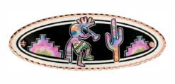 Colorful Kokopelli SW Native Hair Clips