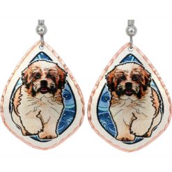 Dog Jewelry Cute Shih Tzu Earrings