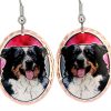 Dog Earrings, Australian Shepherd Earrings
