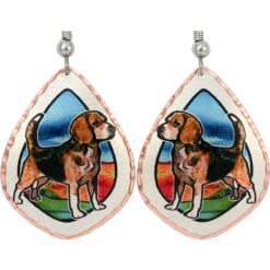 Dog Theme Jewelry, Beagle Earrings