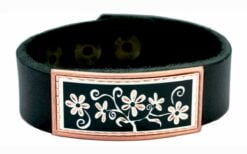 Flower Art Leather Bracelets