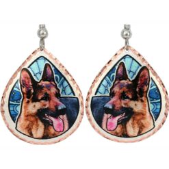Dog Lovers Jewelry, German Shepherd Earrings