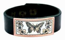 Monarch Butterfly Leather Bracelets