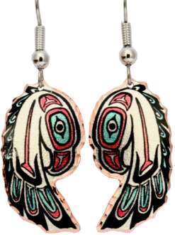 Alaska Jewelry Native Eagle Earrings