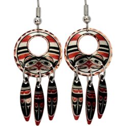 Wholesale Alaska Jewelry Native Bear Dangle Earrings
