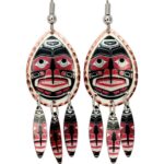 Alaska Native Totem Mask Earrings