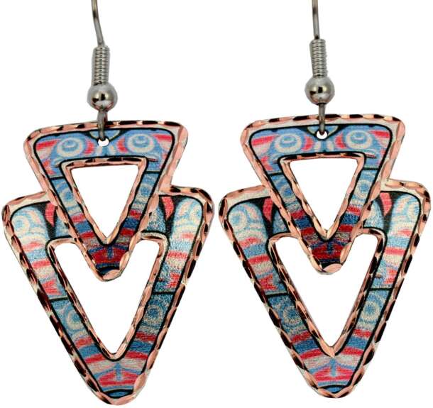 Alaska Native Indian Earrings