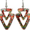 Abstract Alaska Native Earrings