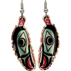 Wholesale Alaska Native Feather Earrings in Watercolors