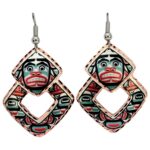 Native Alaska Totem Earrings