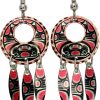 Alaska NW Native Human Totem Earrings