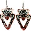 Alaska NW Native Wolf Earrings