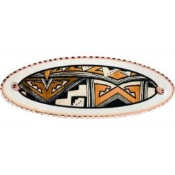 Hair Clip Created in Pueblo Pottery Design