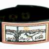Roadrunner & Desert Art Leather Bracelet