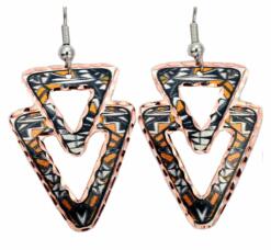 Handmade Unique Earrings, SW Native Pueblo Earrings