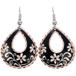 Gorgeous Teardrop Flower Earrings