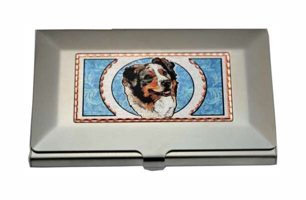 Unique Australian Shepherd Dog Card Cases