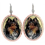 Sheltie Dog Earrings