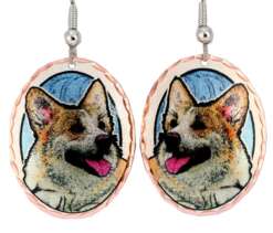Wholesale Dog Jewelry, Cardigan Welsh Corgis Dog Earrings
