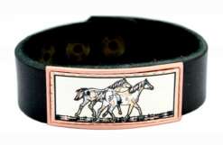 Wild Horse Unique Leather Bracelet