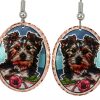 Yorkshire Terrier Dog Earrings
