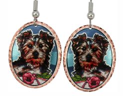 Yorkshire Terrier Dog Earrings