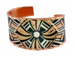 Handmade Copper Rings Art Deco