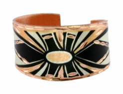 Abstract Handmade Copper Ring