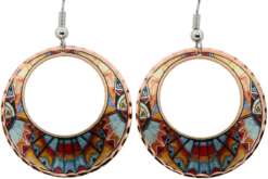 Abstract Kachina Native American Earrings