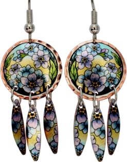 Alaska Forget Me Not Dangle Earrings