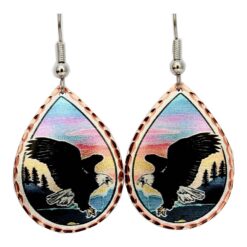 Eagle Earrings Handmade in a Gorgeous Alaska Scene