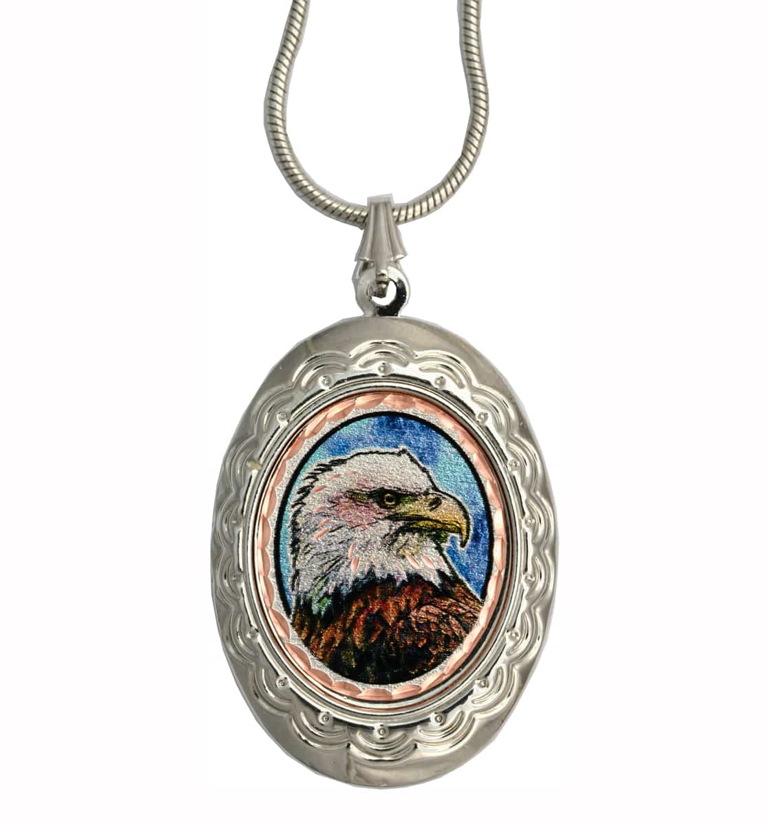 Eagle gold locket Clearance