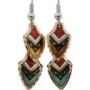 Arrowhead Dangle Earrings with SW Native Indian Flair