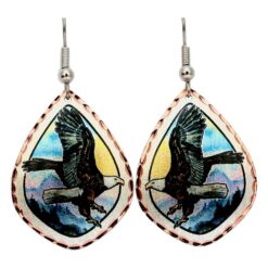 Mountains & Eagle Earrings