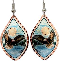 Bald American Eagle Earrings