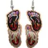 Exciting Bigfoot Sasquatch Dangle Earrings