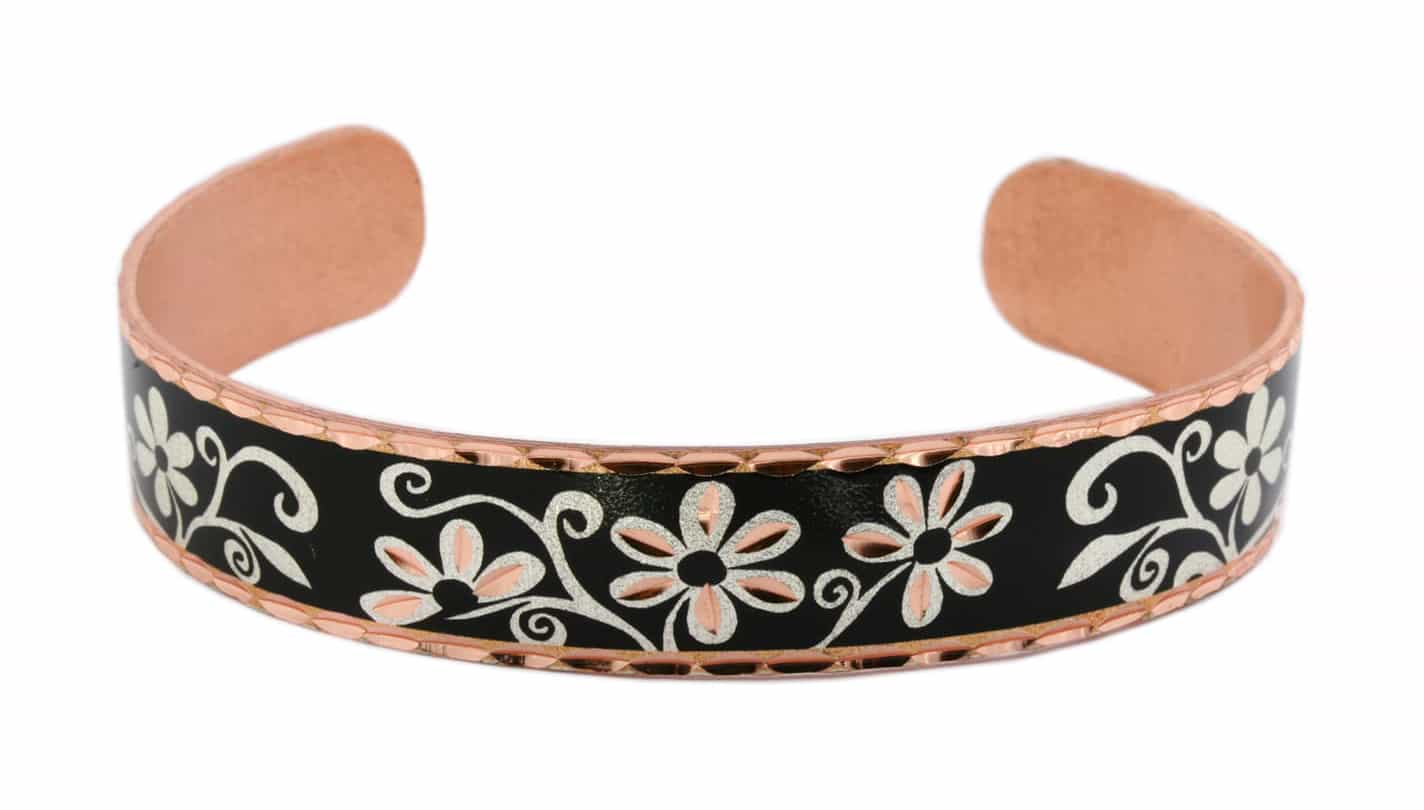 Copper Cuff Flower Bracelets Copper Cuff Flower Bracelets