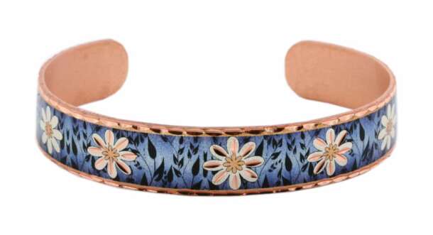 Handmade Flower Cuff Bracelets