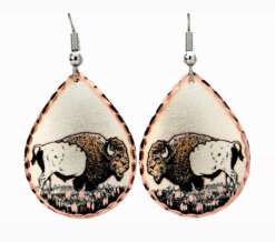 Buffalo Copper Earrings