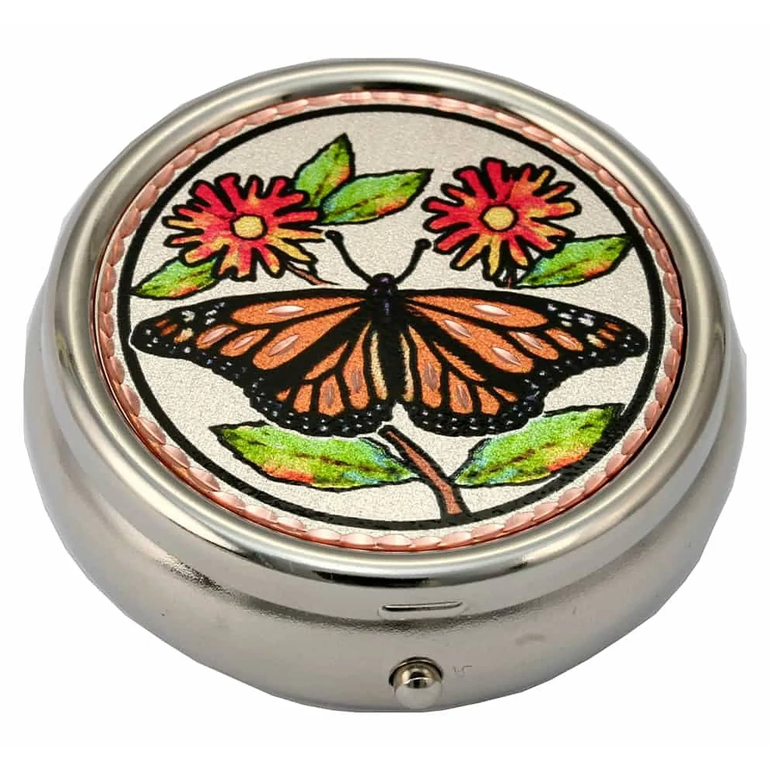 Artisanal Copper Gifts, Butterfly Pill Box