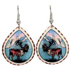 Unique Alaska Jewelry, Caribou Earrings