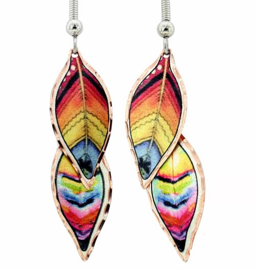 Colorful Leaves Jewelry Earrings