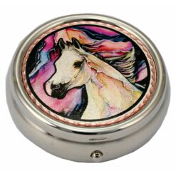 Unique Pill Boxes Decorated with Horse Artwork Designed by Lynn Bean